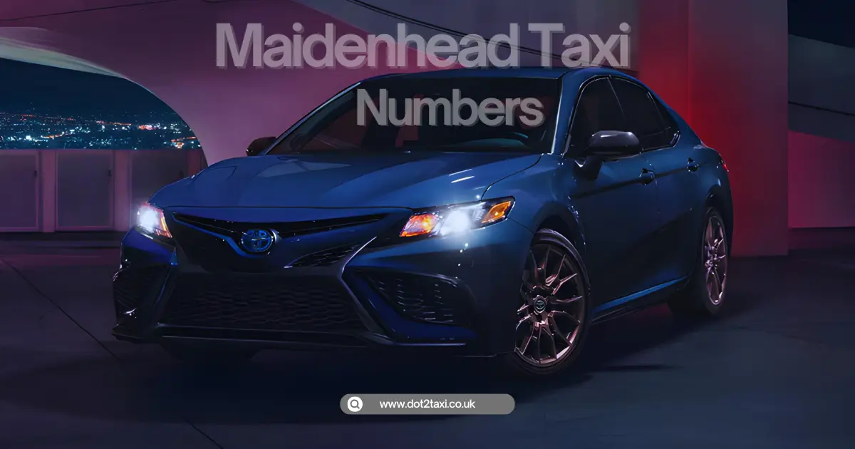 Maidenhead Taxi numbers