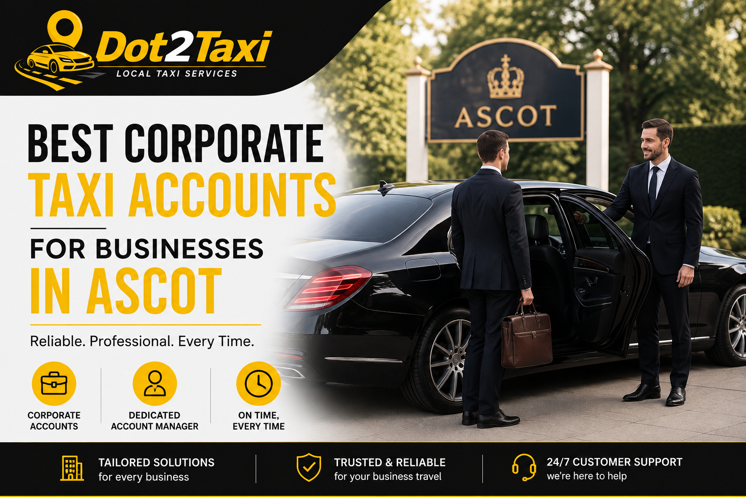best corporate taxi accounts ascot